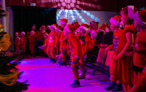 Na zdjęciu przedszkolaki na widowni