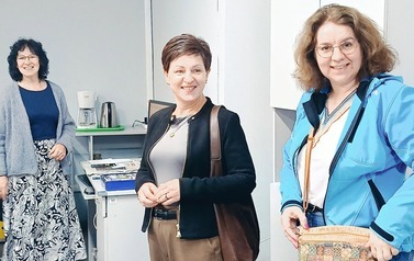 Bibliotekarki z GBP w Zarszynie z wizytą w BP w Kobylnicy w ramach projektu Bibliorasmus