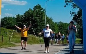 Zawodnicy na mecie
