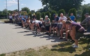 Odpoczynek zawodnik&oacute;w po marszu