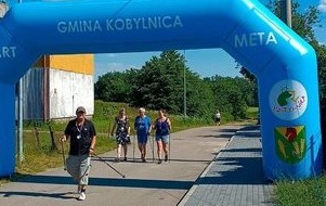 Zawodnicy na mecie