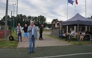 Rozpoczęcie turnieju przez W&oacute;jta Gminy