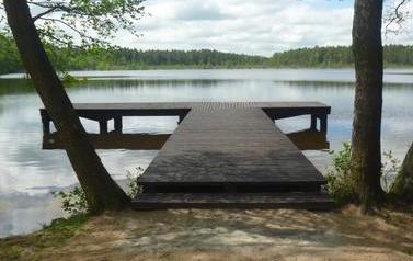 pomost drewniany