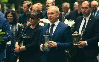 Ostatnie pożegnanie W&oacute;jta Leszka Kulińskiego 60