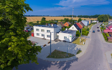 Krajobraz miejscowości Bzowo, Kczewo, Rozłęka