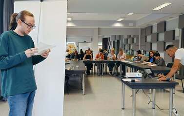 Bibliotekarki z GBP w Zarszynie z wizytą w BP w Kobylnicy w ramach projektu Bibliorasmus