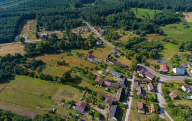 Krajobraz miejscowości Lubuń