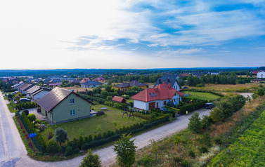 Krajobraz miejscowości Łosino