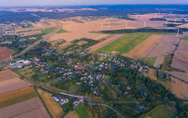 Krajobraz miejscowości Widzino