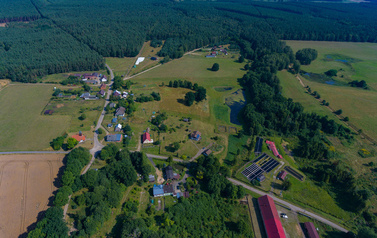 Krajobraz miejscowości Żelkówko, Żelki