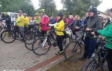 Start rajdu rowerowego