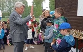 Zawodnicy na podium