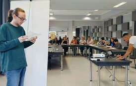 Bibliotekarki z GBP w Zarszynie z wizytą w BP w Kobylnicy w ramach projektu Bibliorasmus
