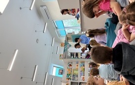 Bibliotekarki z GBP w Zarszynie z wizytą w BP w Kobylnicy w ramach projektu Bibliorasmus