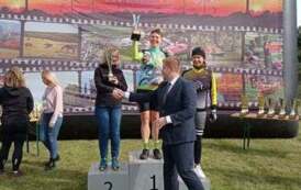 Zdjęcie na podium zawod&oacute;w MTB w Lubuniu