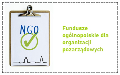 Zdjęcie do Informacja o funduszach og&oacute;lnopolskich dla organizacji pozarządowych