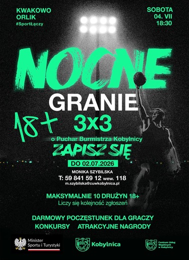 Nocne Granie 3x3 w Kwakowie