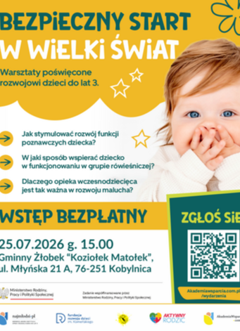 Żłobek Koziołek Matołek - 25 lipca 2026 - Bezpieczny start w wielki świat