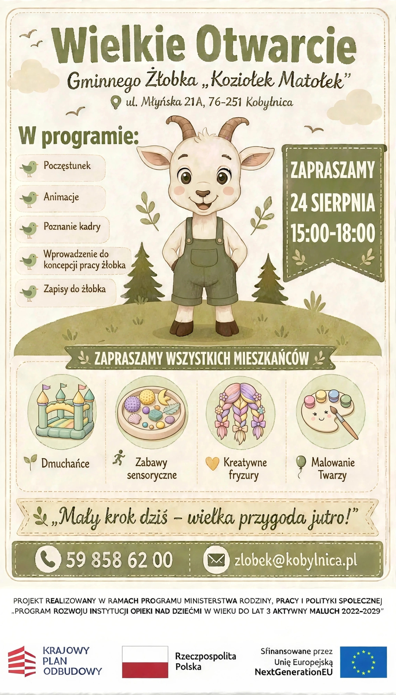 grafika otwarcie żłobka