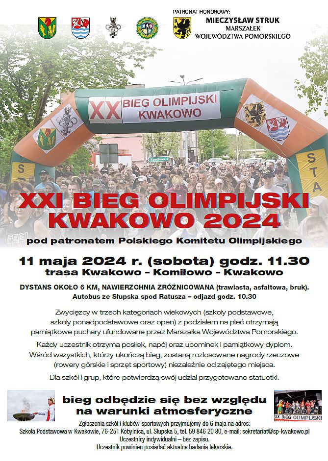 Bieg plakat