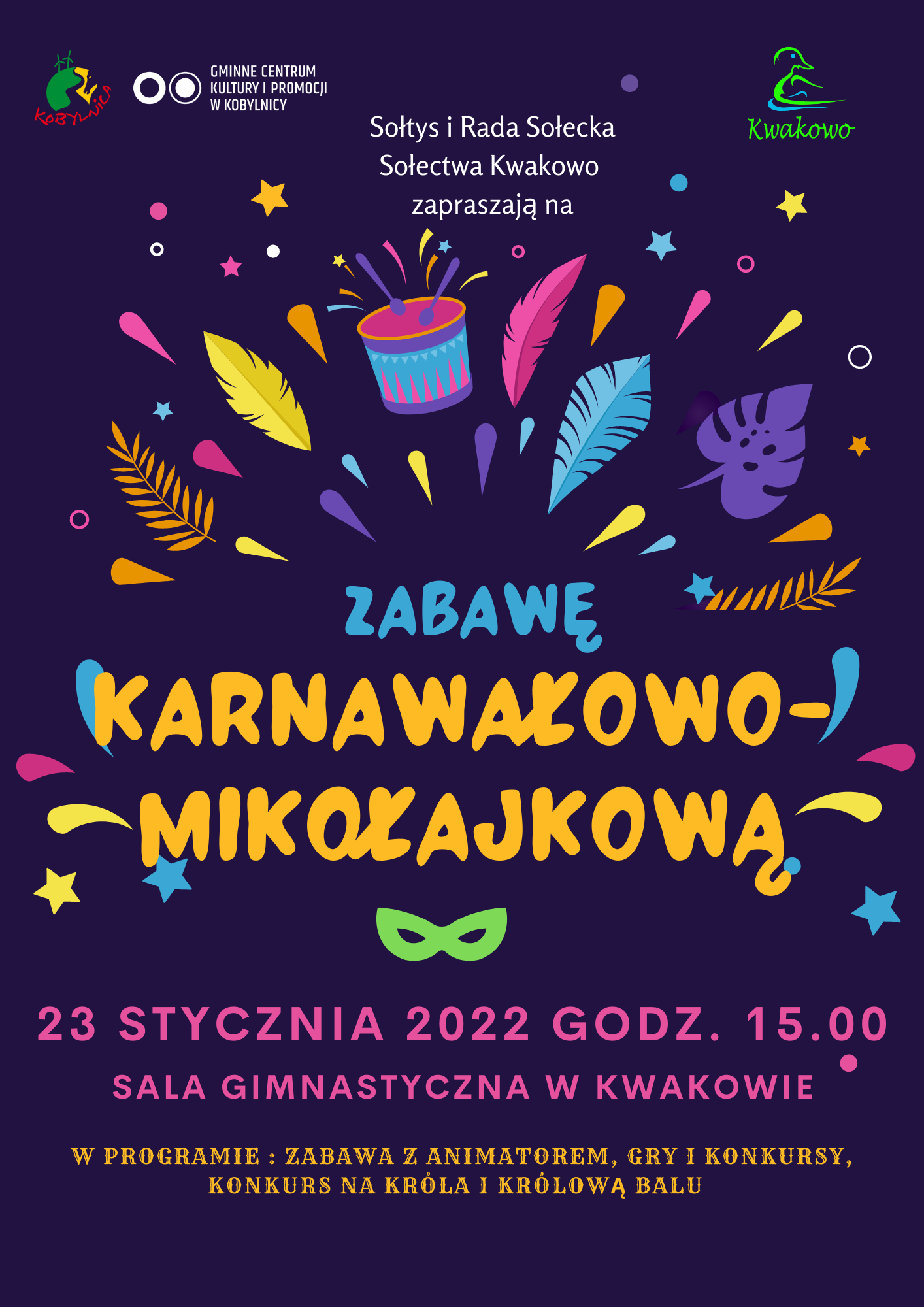 zabawa Karnawałowo-Mikołajkowa