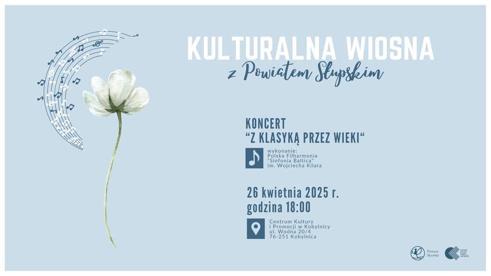 Grafika promująca wydarzenie "Z kulturą przez wieki" 