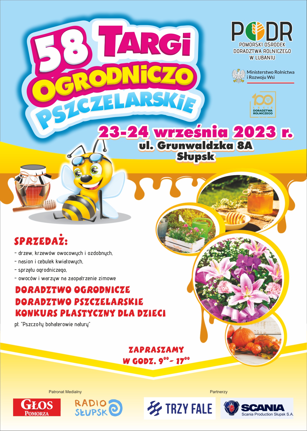 Plakat targ&oacute;w ogrodniczych 