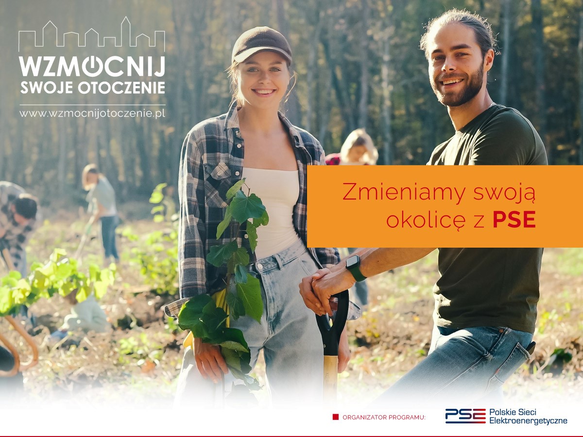 Grafika promocyjna programu "Wzmocnij Otoczenie"