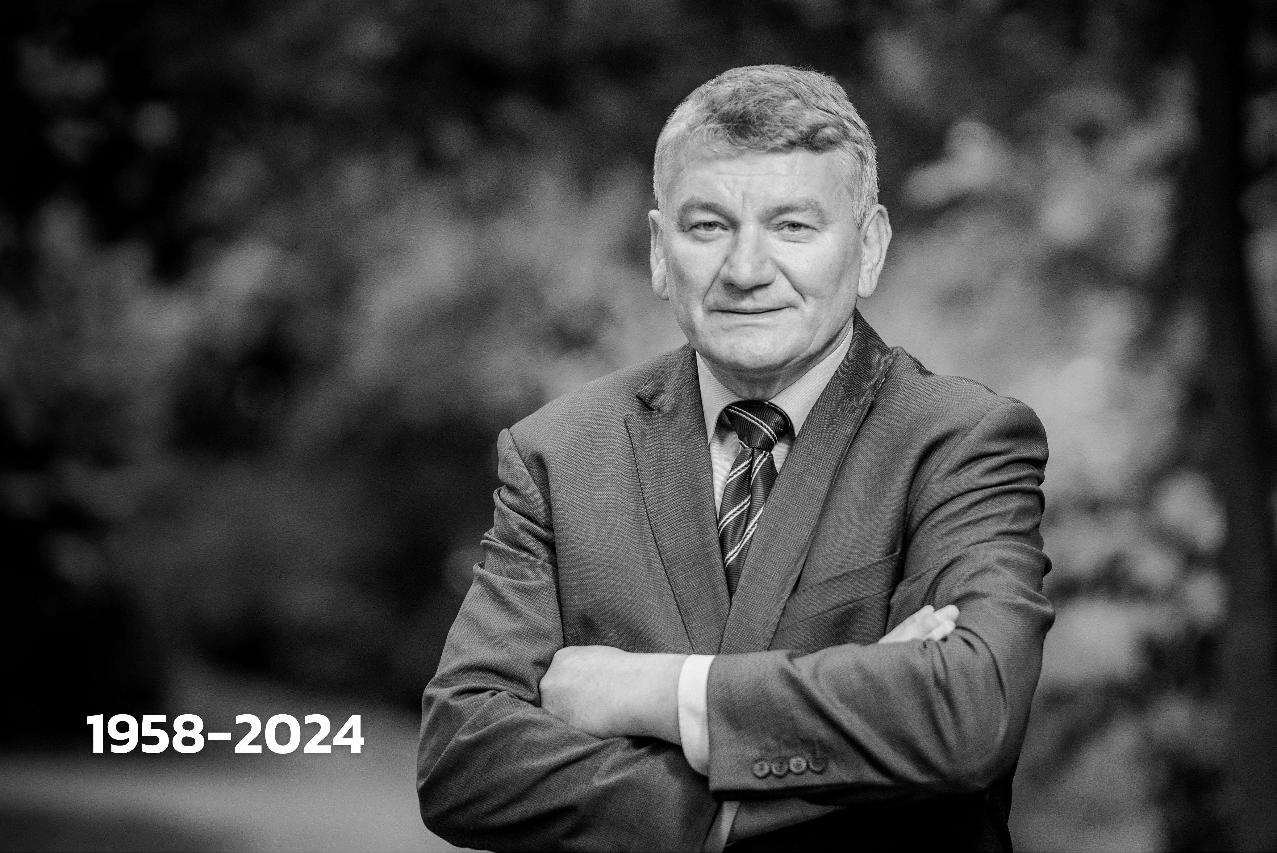 czarno białe zdjęcie w&oacute;jta Leszka Kulińskiego