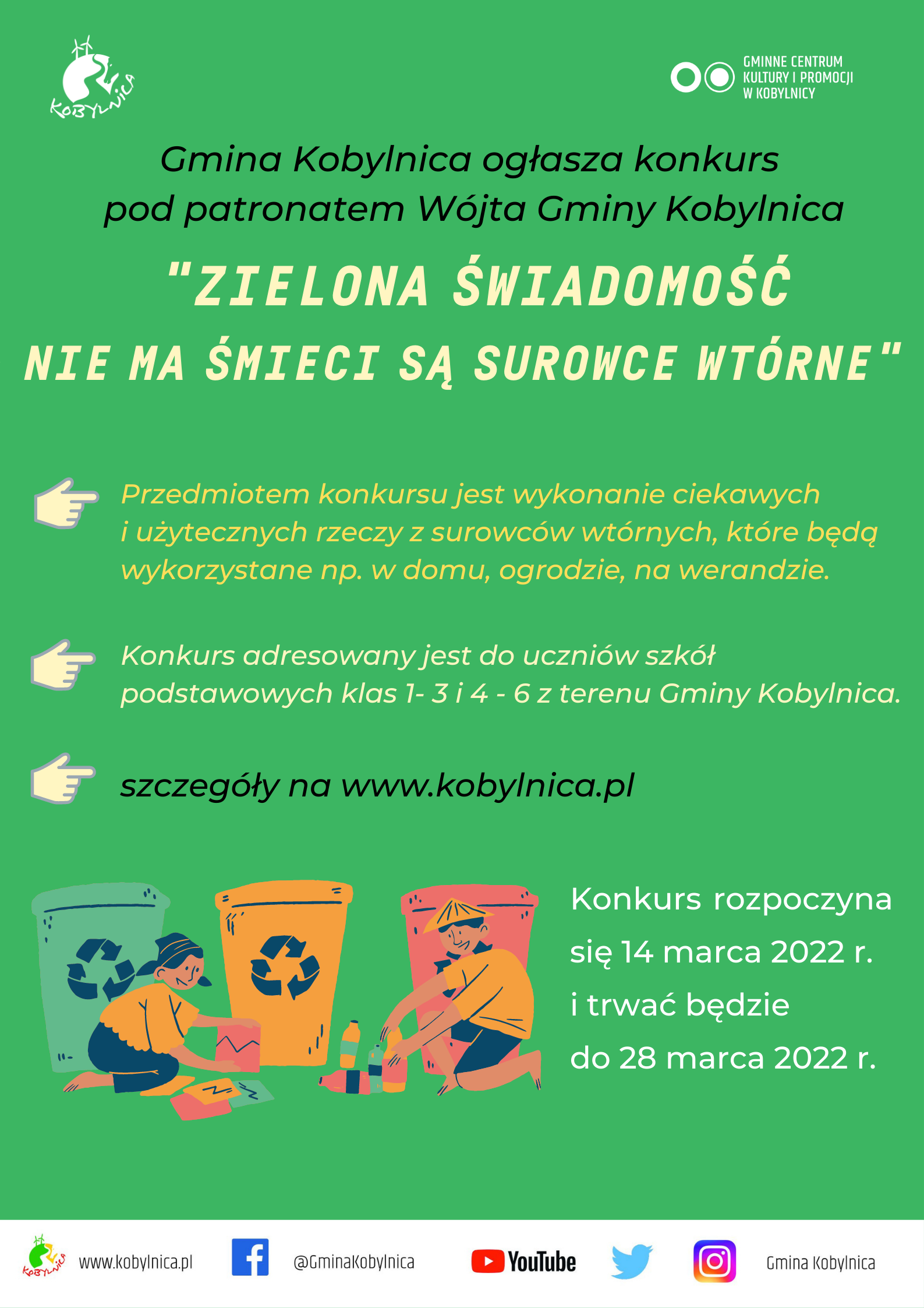 plakat zielona świadomość