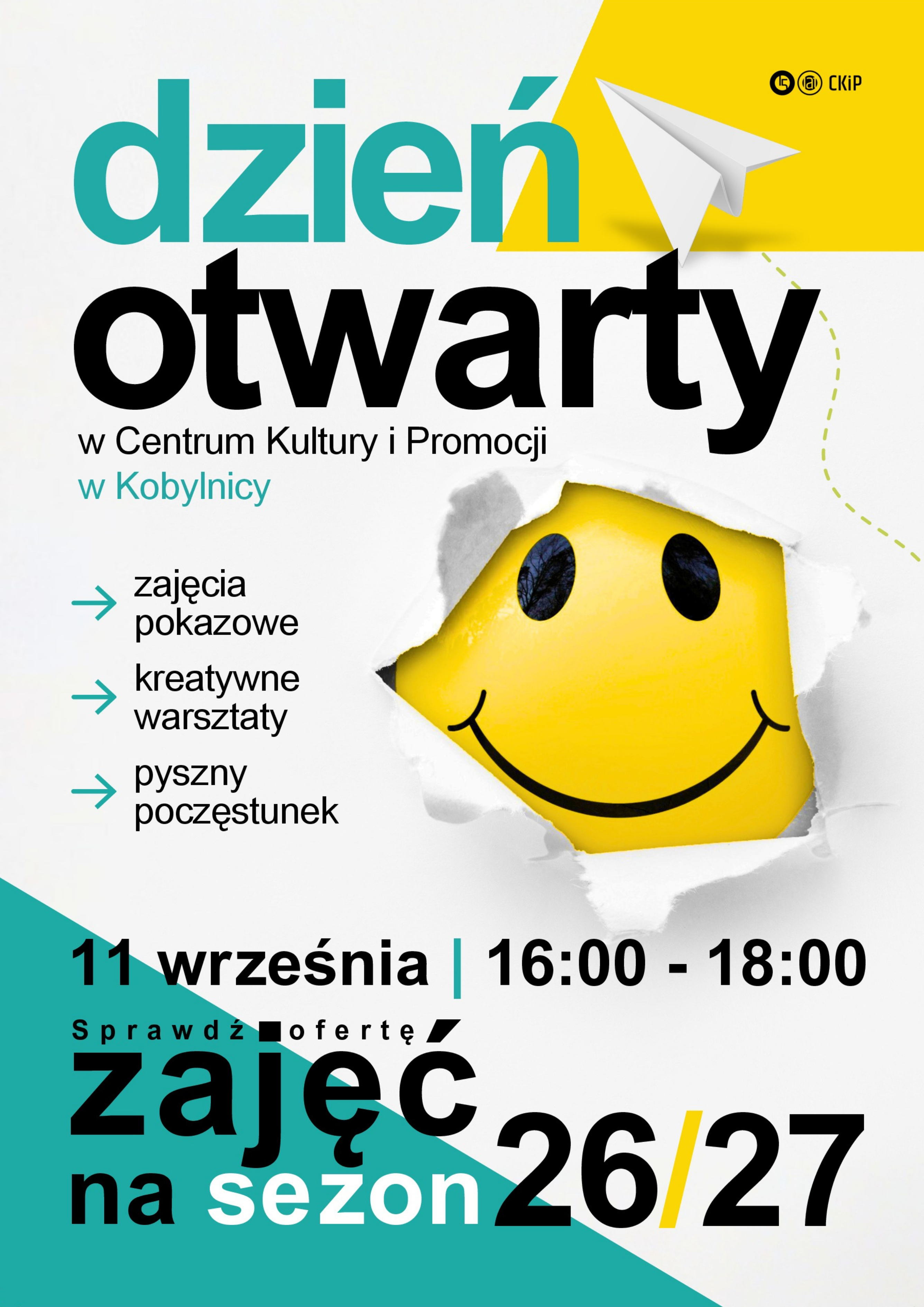 plakat dzień otwarty