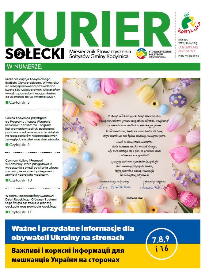 Pierwsza Strona Kuriera Sołeckiego 