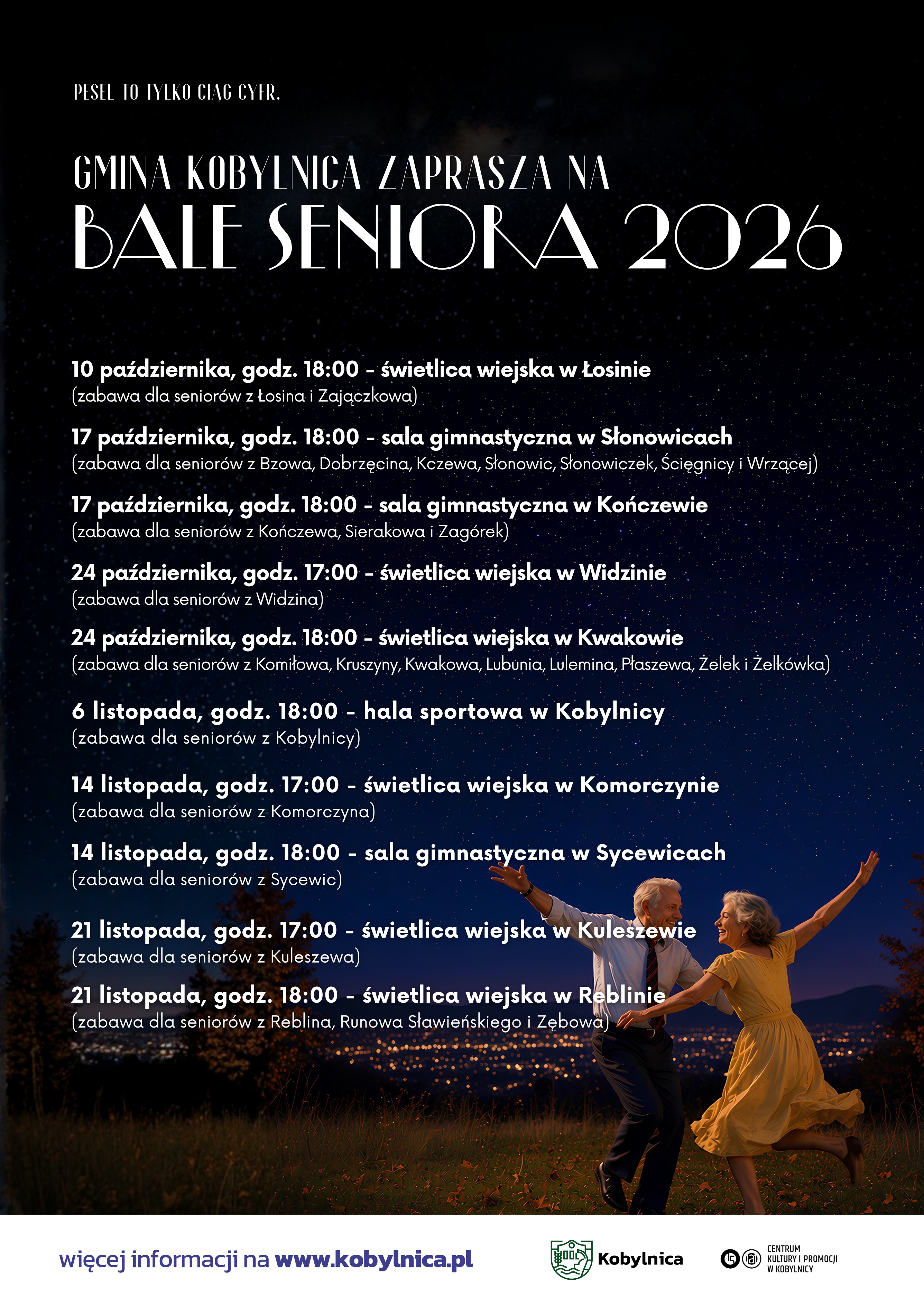 plakat bali seniora z&nbsp;terminami