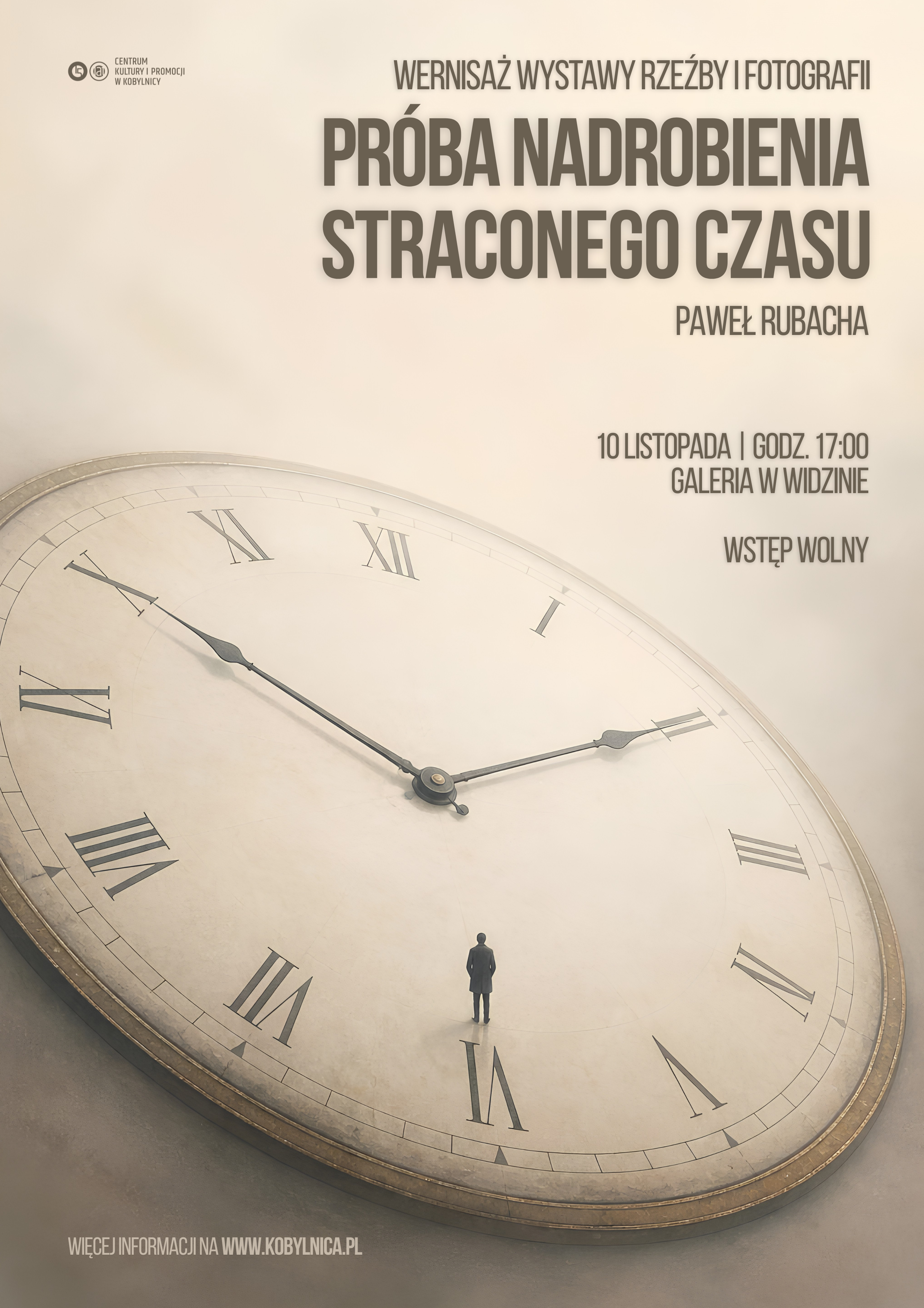 plakat promujący wernisaż