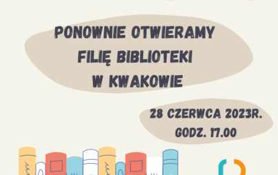 Zdjęcie do Ponowne otwarcie biblioteki w Kwakowie