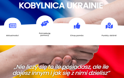 Zdjęcie do Zapraszamy na nową stronę internetową Kobylnica Ukrainie