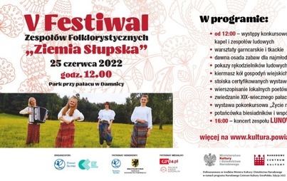 Zdjęcie do V Festiwal Zespoł&oacute;w Folklorystycznych &quot;Ziemia Słupska&quot; - zaproszenie