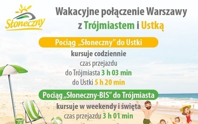 Zdjęcie do Pociąg &quot;Słoneczny&quot; - wakacyjne połączenie do Ustki 