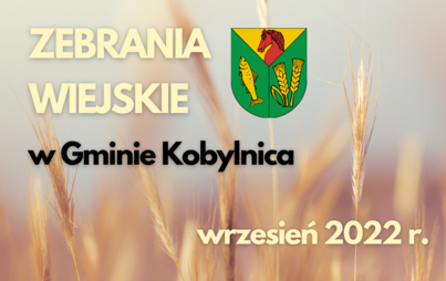 Zdjęcie do Harmonogram zebrań wiejskich - wrzesień 2022