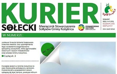 Zdjęcie do Kurier Sołecki Wrzesień 2022