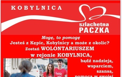 Zdjęcie do Kobylnicka Szlachetna Paczka szuka wolontariuszy