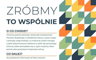 Zdjęcie do Porozmawiajmy o kulturze - spotkanie dla mieszkańc&oacute;w