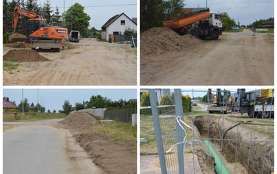 Zdjęcie do Prace drogowe w Łosinie na ulicach Ku Słońcu oraz Modrzewiowej