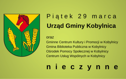 Zdjęcie do Urząd Gminy 29 marca nieczynny