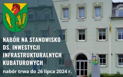 Zdjęcie do Oferta pracy w Referacie Inwestycji Urzędu Gminy Kobylnica