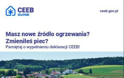 Zdjęcie do Deklaracja CEEB - Konieczność zgłoszenia źr&oacute;dła ciepła do Centralnej Ewidencji Emisyjności Budynk&oacute;w