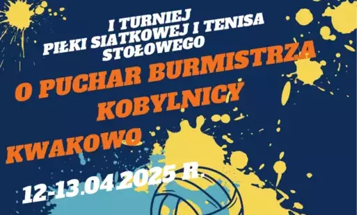 Zdjęcie do Ruszają zapisy na I Turniej Piłki Siatkowej i Tenisa Stołowego o Puchar Burmistrza Kobylnicy