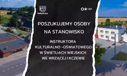 grafika informująca o ofercie pracy 