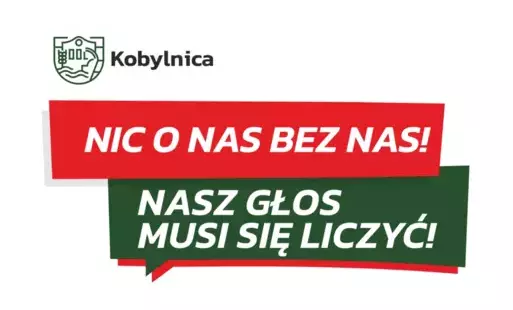 Grafika informacyjna o działaniach na rzecz społeczności Gminy Kobylnica 