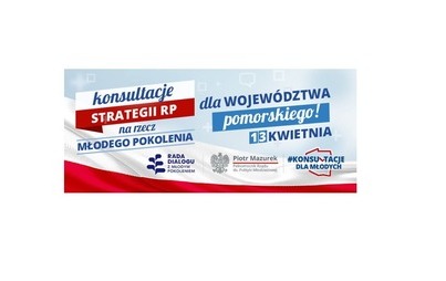 Zdjęcie do Do 12 kwietnia br. zapisy na konsultacje strategii dla młodzieży w wojew&oacute;dztwie pomorskim